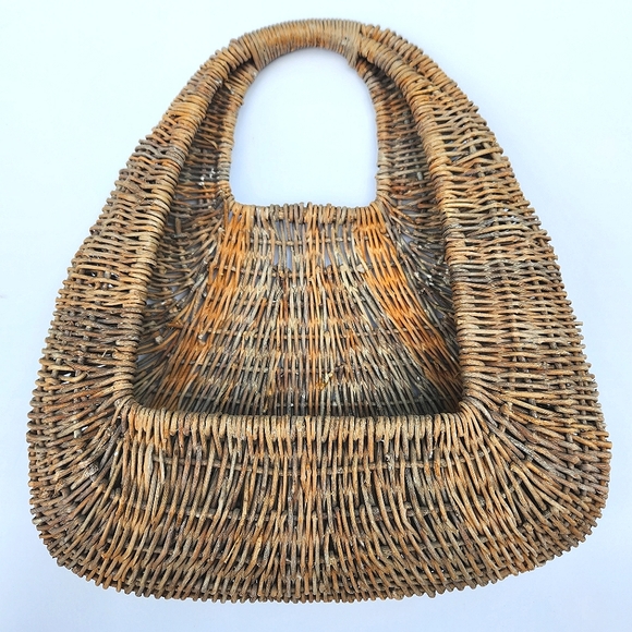 Vintage Accents Vintage Wicker Hanging Basket Poshmark
